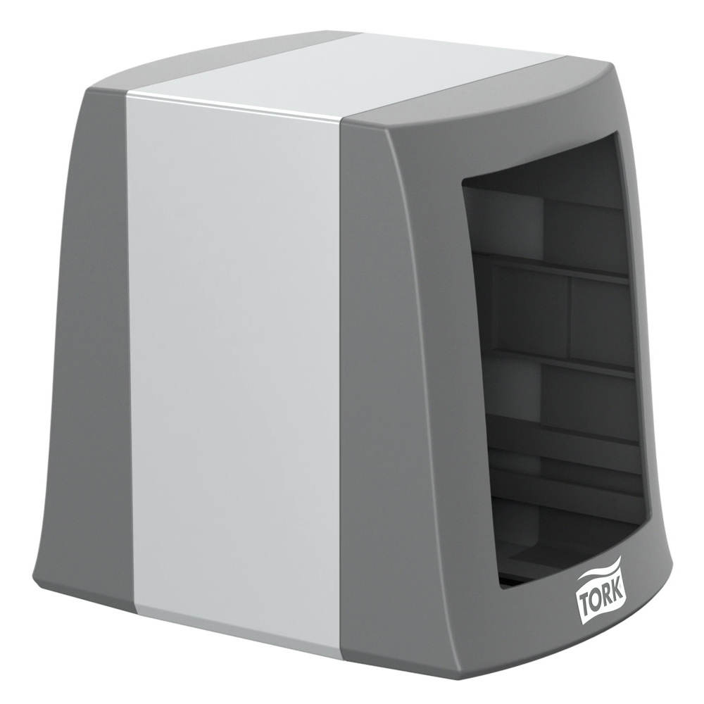 Диспенсер для барных салфеток настольный Aluminium, метал/пластик, (N2), серый Tork - фото 3