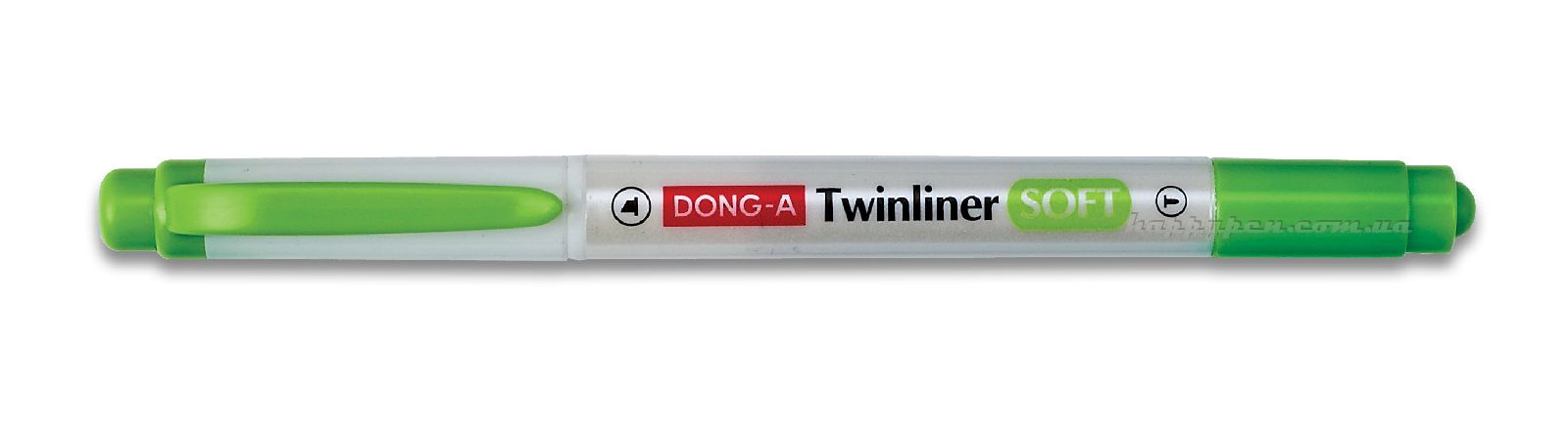 Маркер текстовый 0,9-4мм., двусторонний, пастельный, салат. Dong-A - фото 1