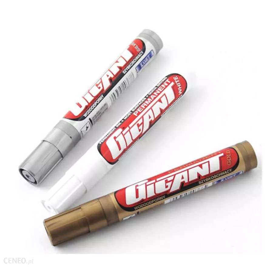 Маркер перманентний,  круглий накінечник 1-3мм., біл. KAMET - фото 1