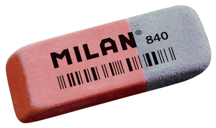 Резинка 840 двойная, абразивная MILAN - фото 1