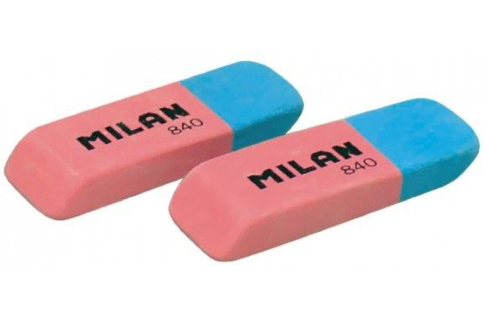 Резинка 840 двойная, абразивная MILAN - фото 2