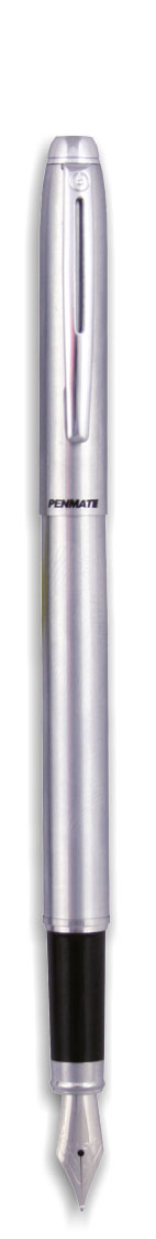 Ручка кулькова і пір'яна Luna в Еко-футлярі, сталь. Penmate - фото 1