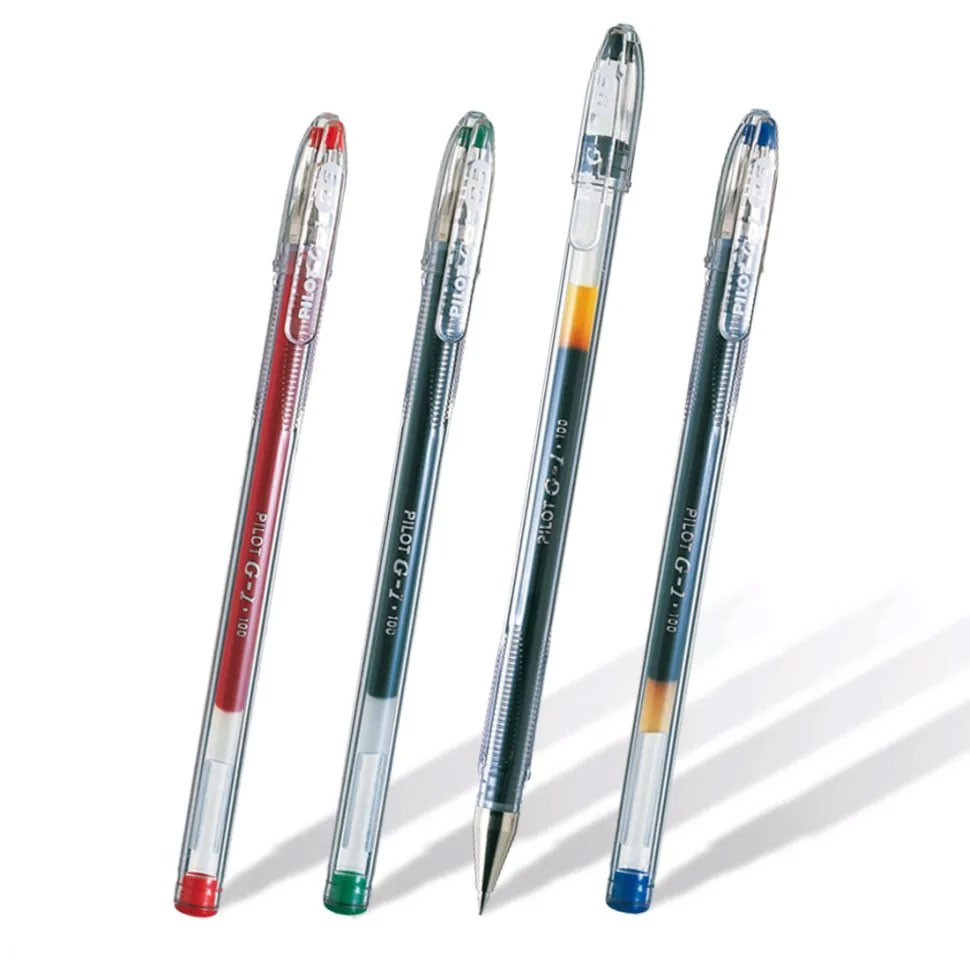 Гелевая ручка G1 0,5мм., корпус прозр., ст. зелен. Pilot - фото 5