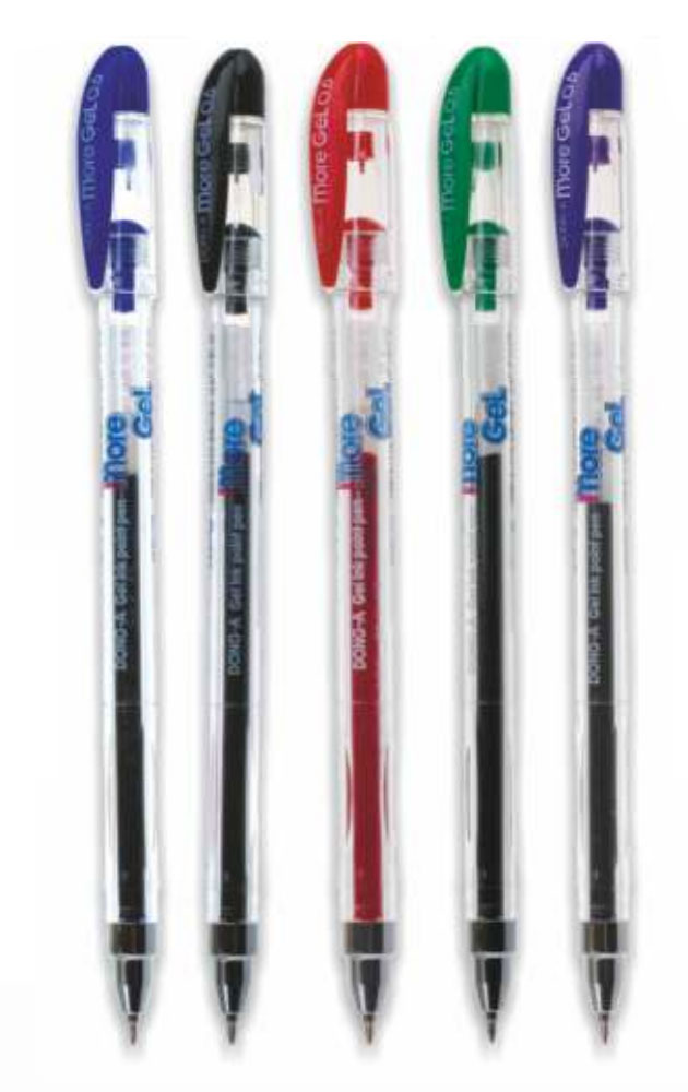 Гелевая ручка More Gel 0,6мм., корпус прозр., ст. син. Dong-A - фото 1