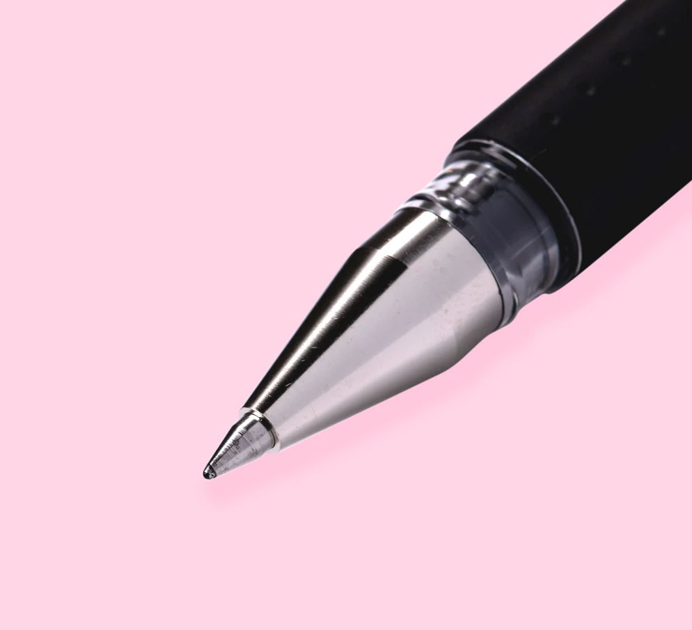 Гельова ручка Uni-ball Signo DX fine 0,7мм., корпус, прозор., ст., чорн. Uni - фото 1