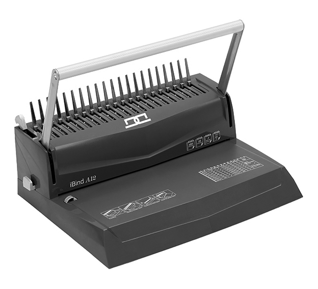 Біндер для пластикових пружин Ibind A15, до 450арк., діркопробивач на 15арк. D&Art - фото 1