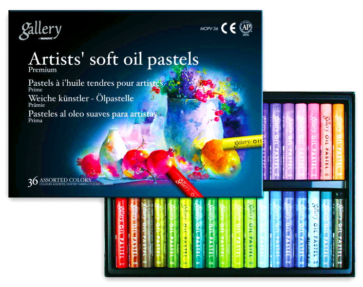 Пастель масляна 36кол., м'яка, MOPV-36 Mungyo - фото 1