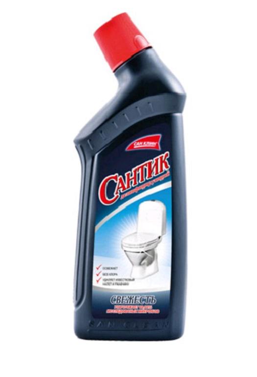 Засіб для чищення унітазів, 750мл. Свіжість Сантик - фото 1