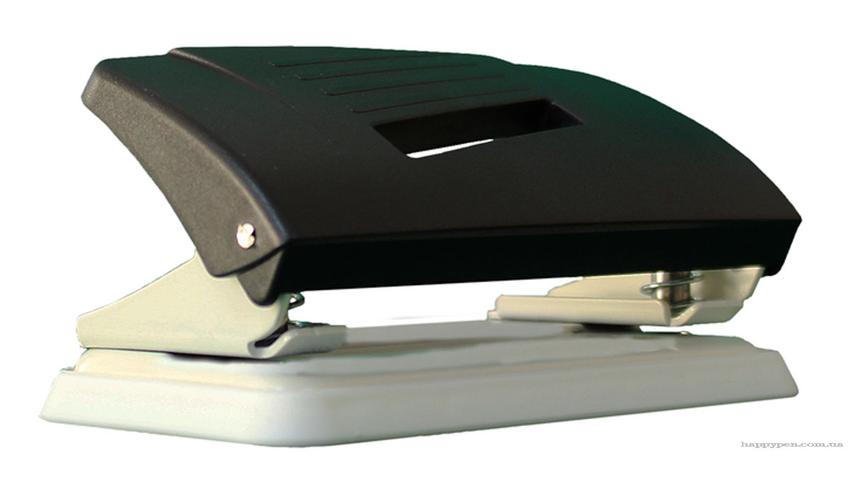 Дырокол на 2 отверстия, до 10 листов (4327), без линейки, черн. NORMA - фото 1