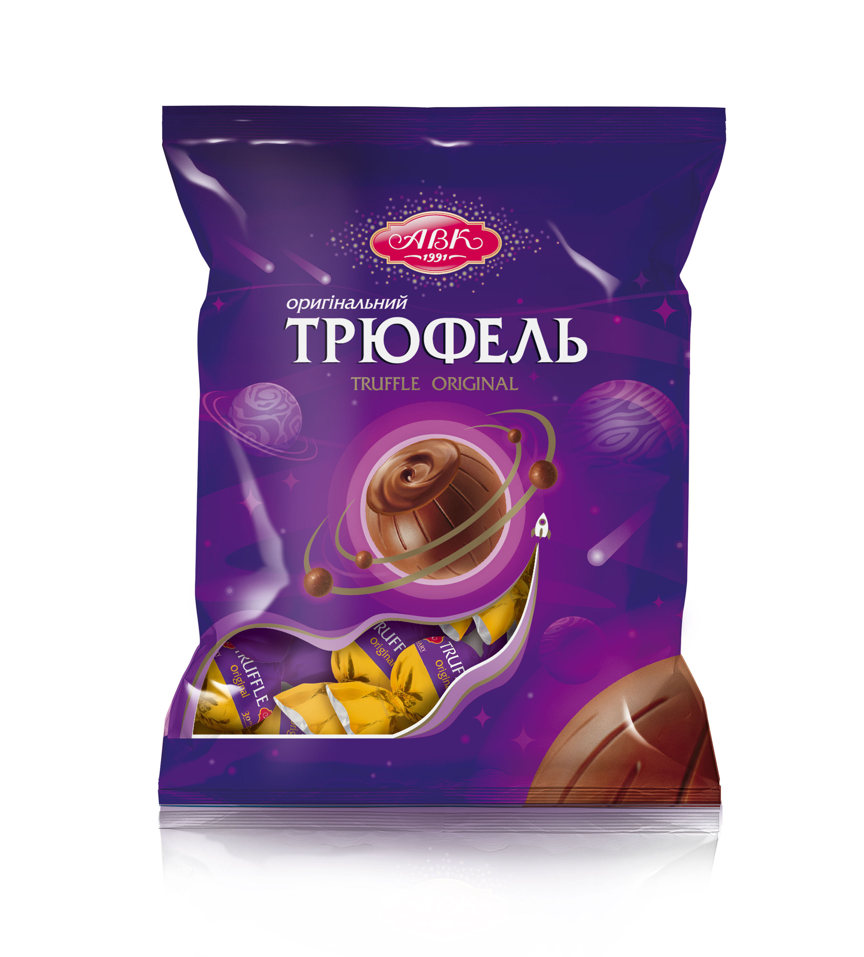 Цукерки Трюфель Оригінальний 200г. АВК - фото 1
