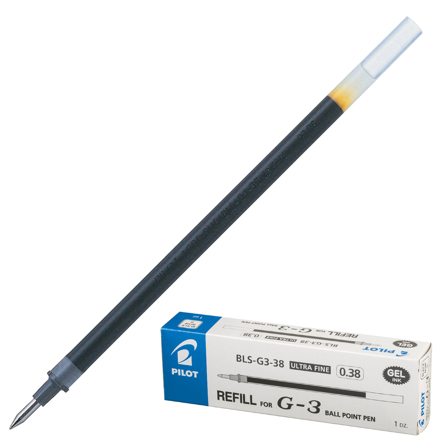 Стержень гелевий для BL-G3-38 0,38мм., син. Pilot - фото 3