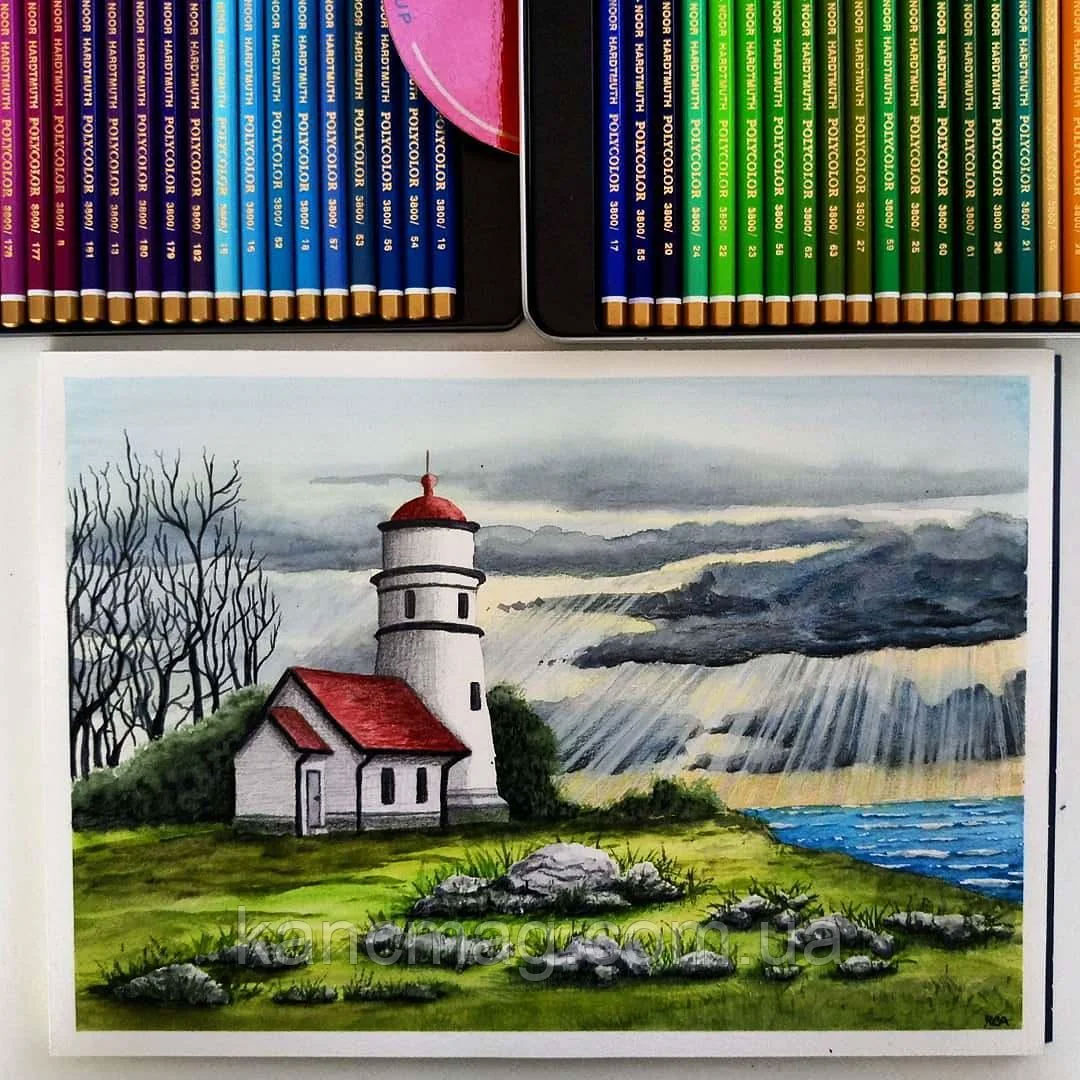 Карандаши цветные, 36цв., художественные, POLYCOLOR, дер./коробка Koh-i-noor - фото 1