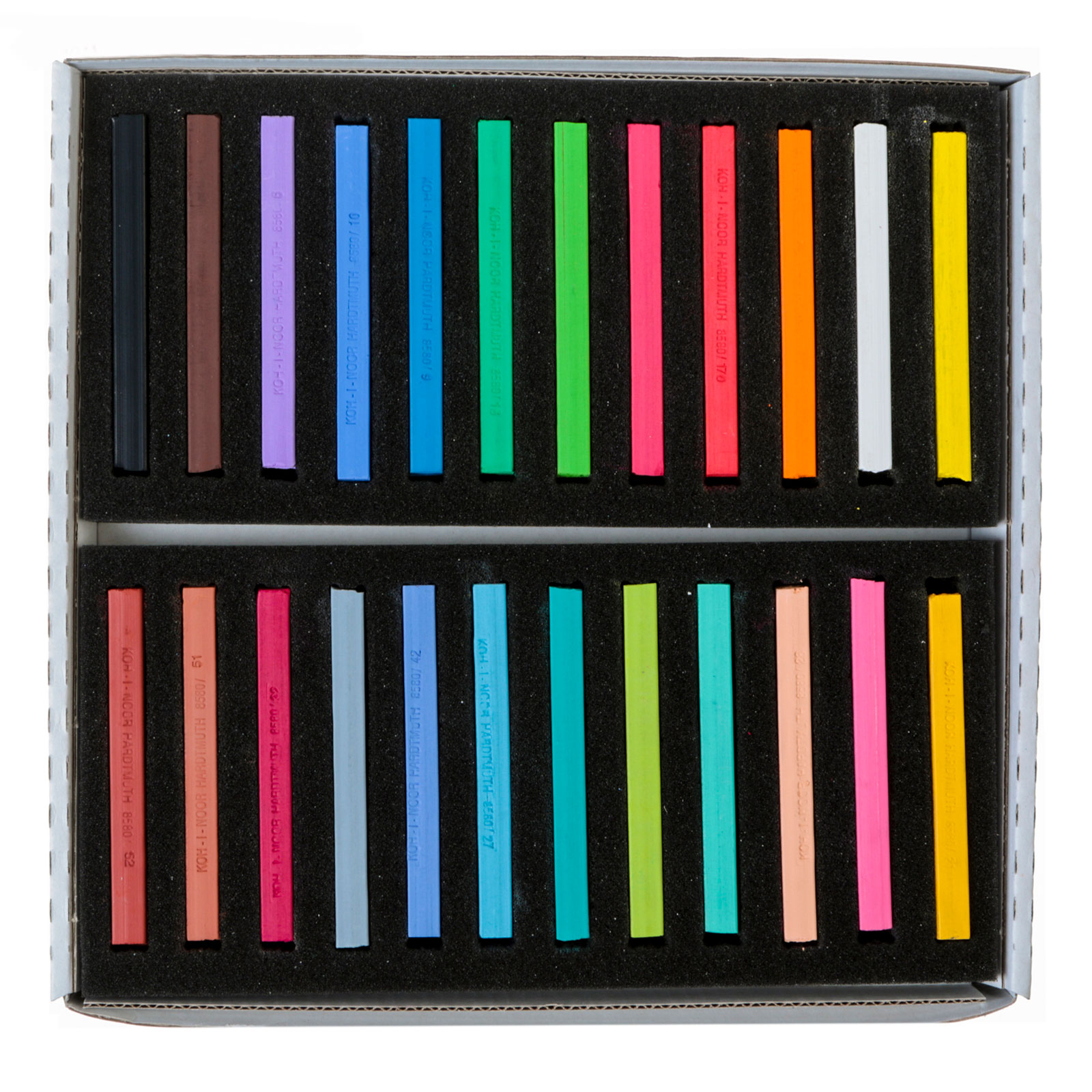 Пастель сухая мягкая 24 цвета, TOISON D'OR 8584024001ks Koh-i-noor - фото 1