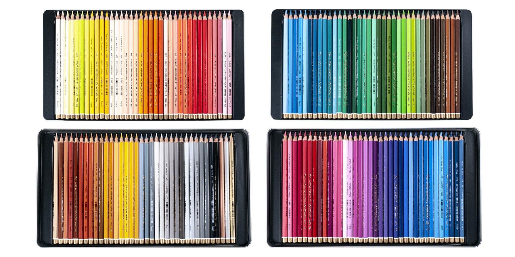 Карандаши цветные, 144цв., художественные Polycolor, метал./коробка Koh-i-noor - фото 2