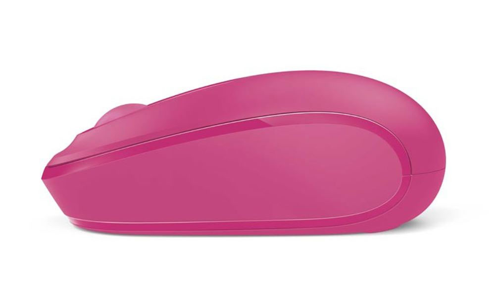 Миша бездротова USB оптична Wireless Mobile Mouse 1850, малиновий Microsoft - фото 3