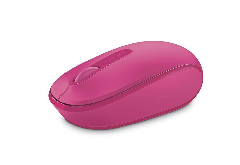 Миша бездротова USB оптична Wireless Mobile Mouse 1850, малиновий Microsoft - фото 4