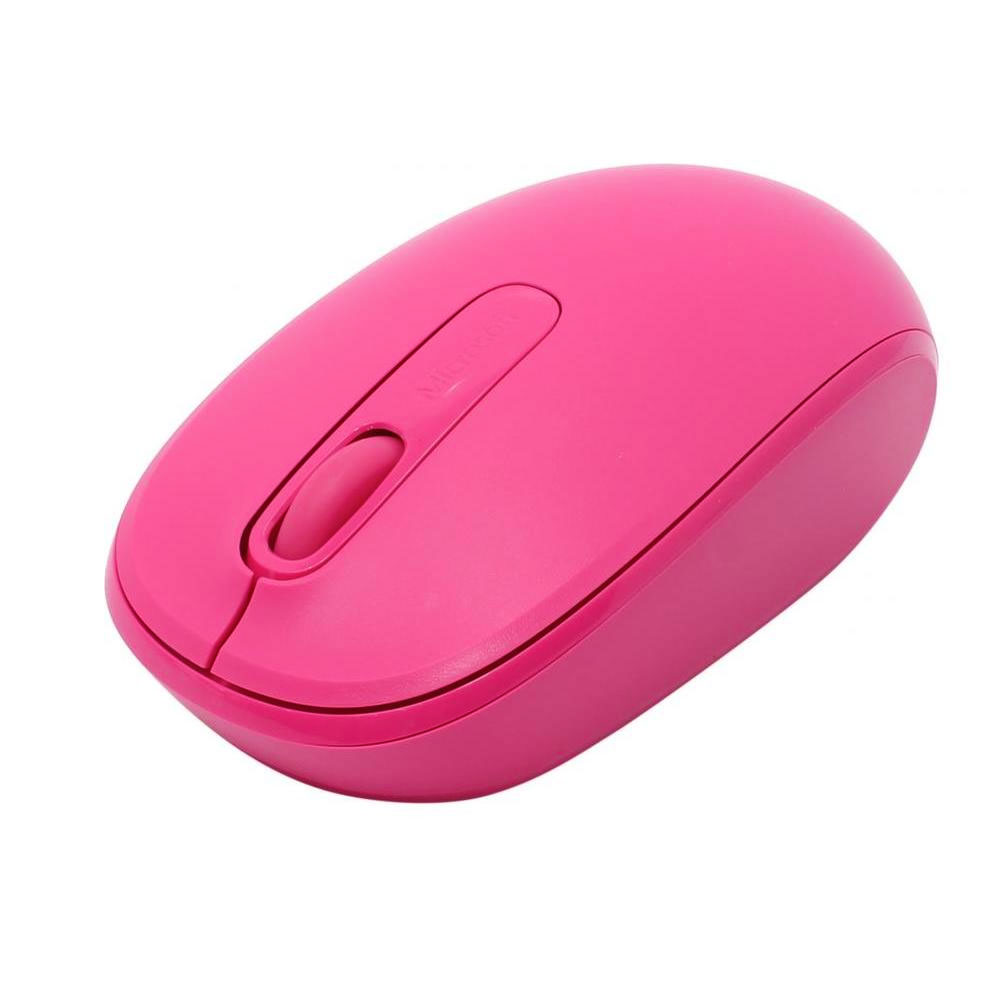 Миша бездротова USB оптична Wireless Mobile Mouse 1850, малиновий Microsoft - фото 5