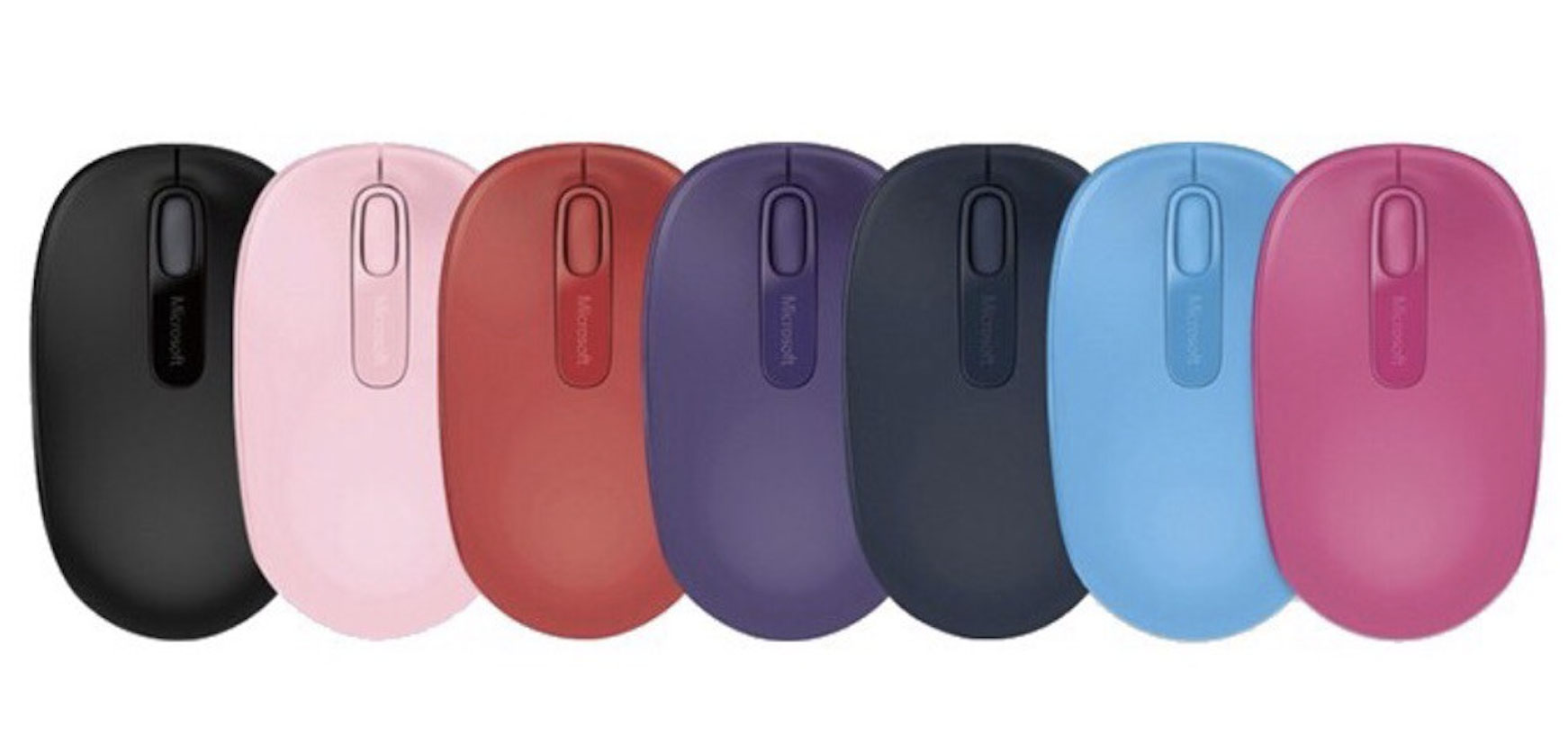 Миша бездротова USB оптична Wireless Mobile Mouse 1850, малиновий Microsoft - фото 7