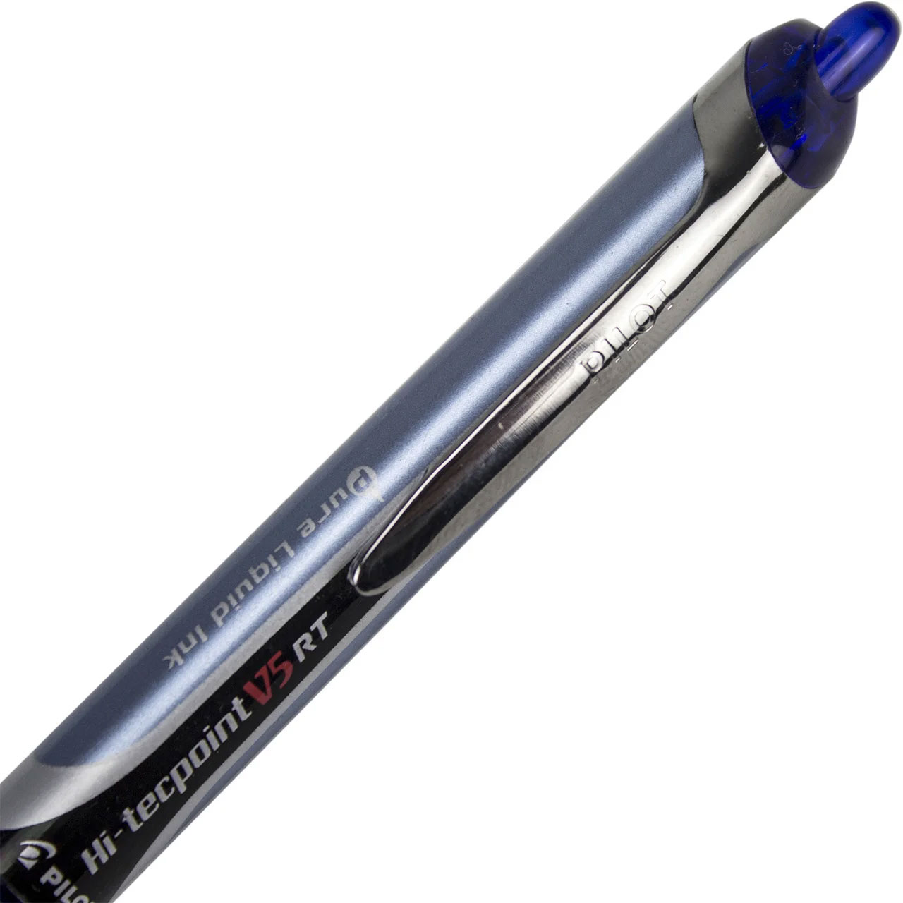 Капилярна ручка автомат. Hi-Tecpoint 0,5мм., корпус син., ст. син. Pilot - фото 2