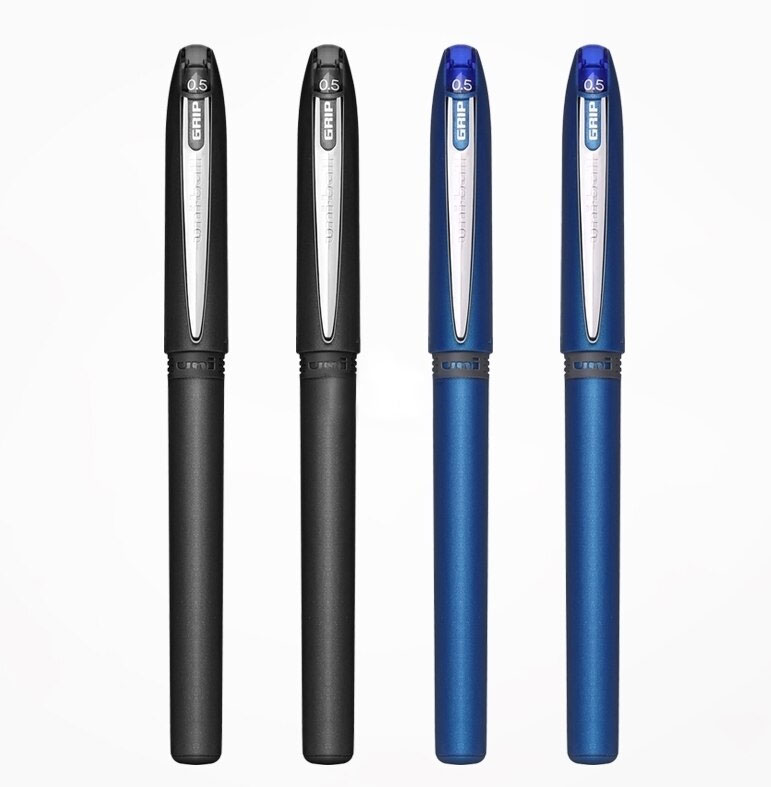 Ролер Uni-ball Grip micro 0.5мм., корпус чорн., ст. чорн. Uni - фото 2