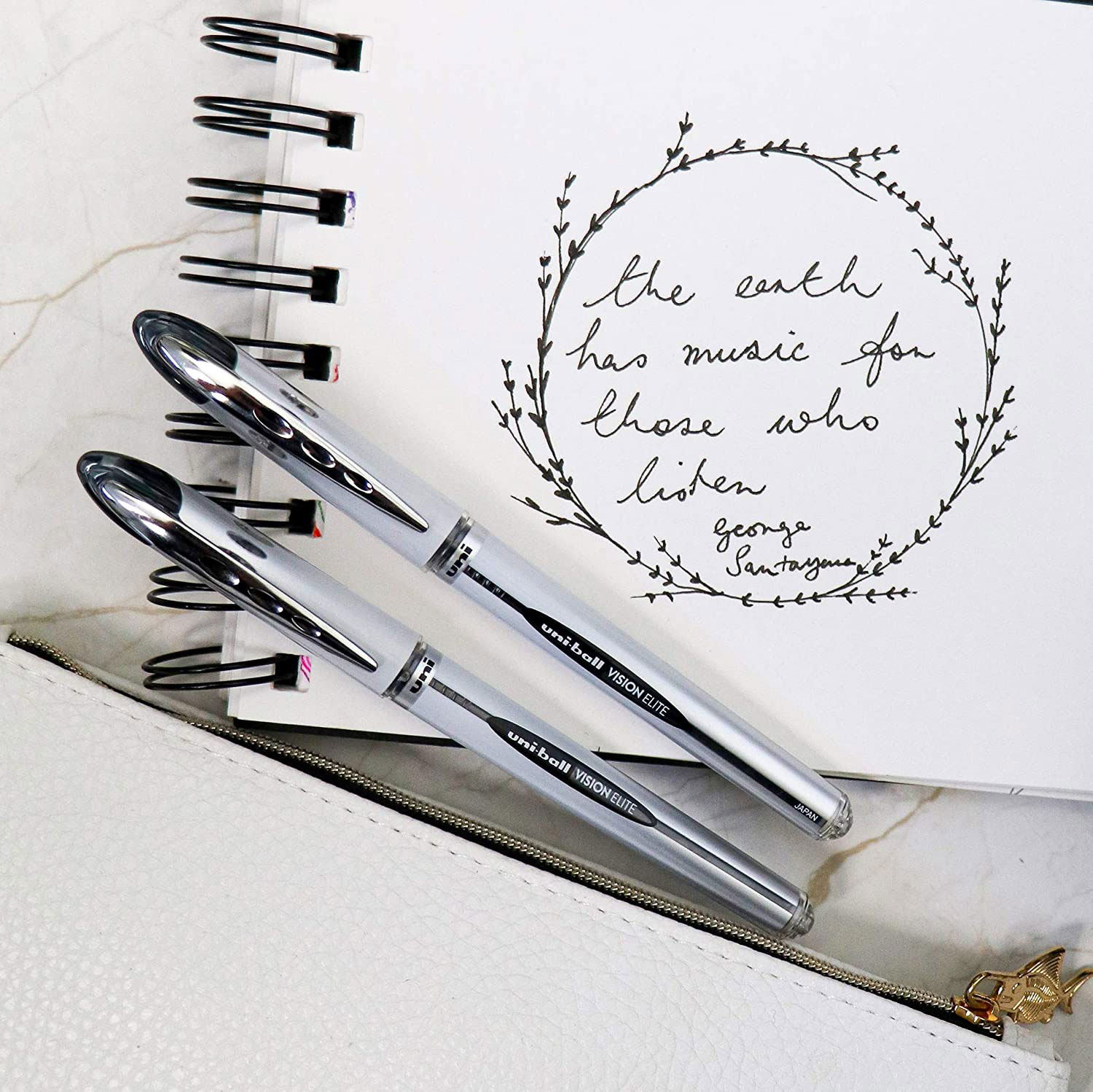 Роллер Uni-ball Vision Elite, 0,8мм., стержень черн. Uni - фото 1