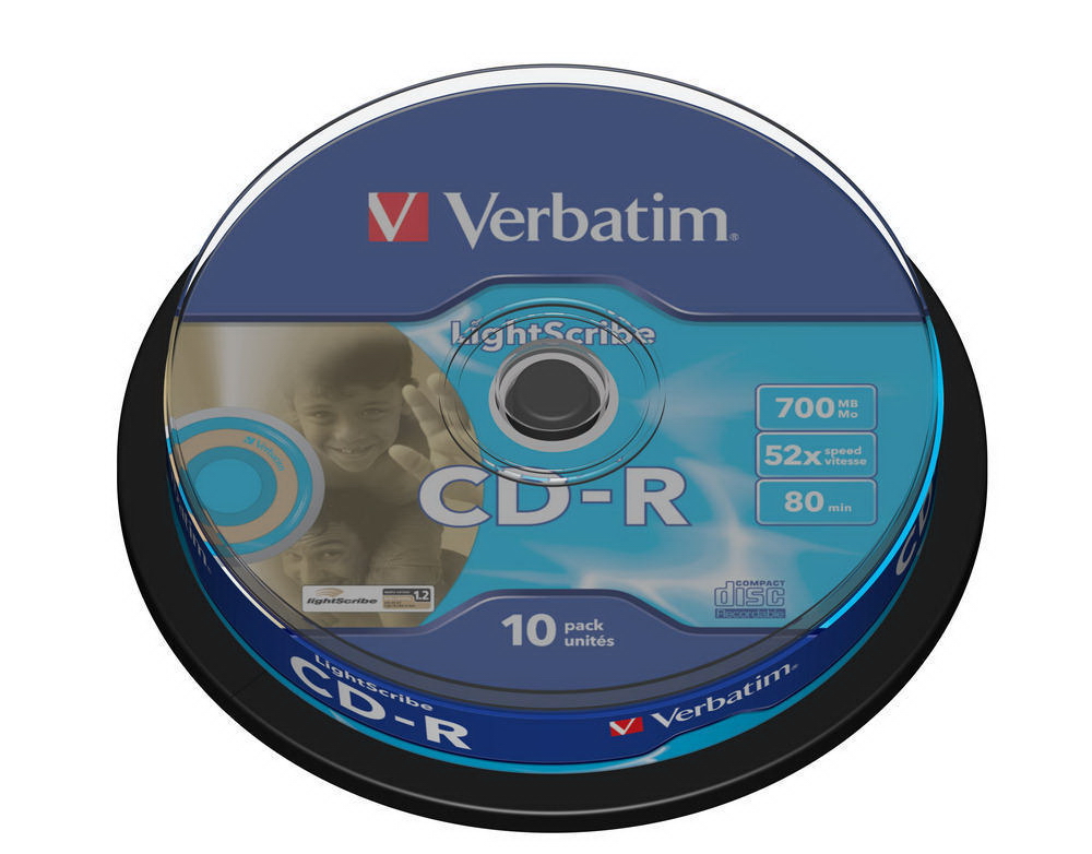 Диск CD-R 700 Mb/80 min 52x 10шт./уп. Cake Box Verbatim - фото 3