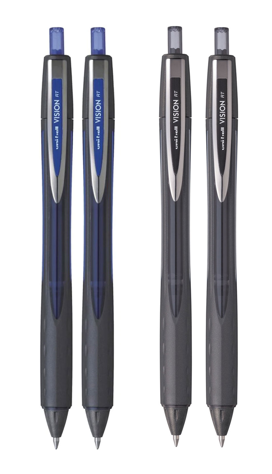 Роллер Uni-ball Vision RT, 0,5мм., корпус черн., стержень черн. Uni - фото 3