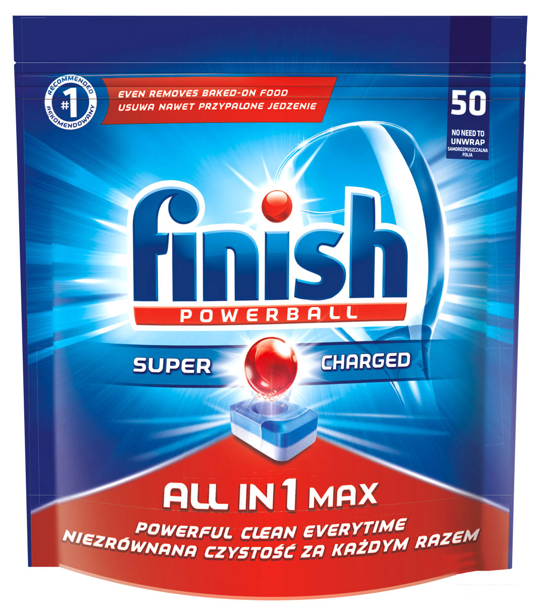 Таблетки для посудомоечных машин All in 1 MAX, 50шт/уп Finish - фото 3