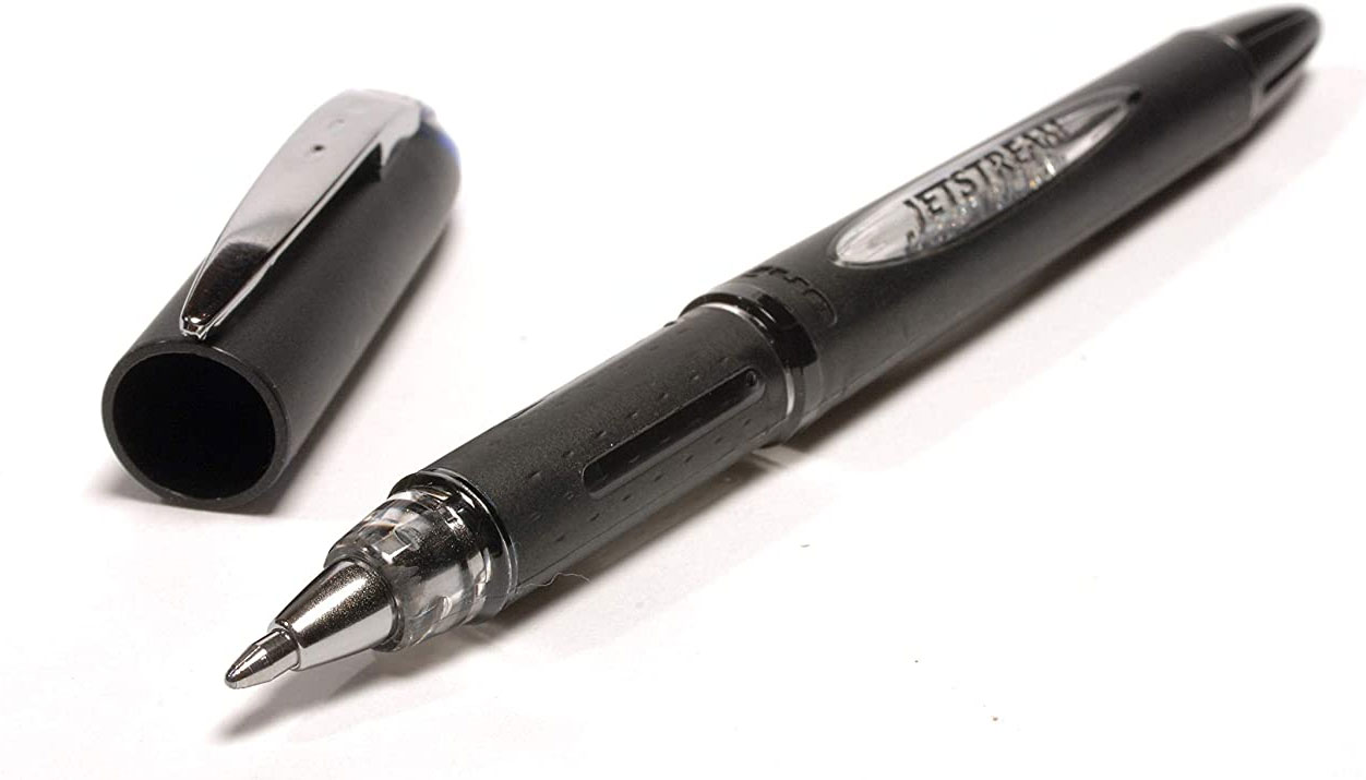 Роллер автомат. Jetstream 1,0мм., корпус черн., стержень черн. Uni - фото 1