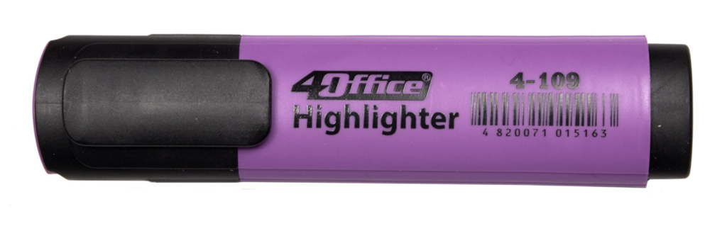 Маркер текстовый 4-109, 1-5мм., фиолет. 4Office - фото 1