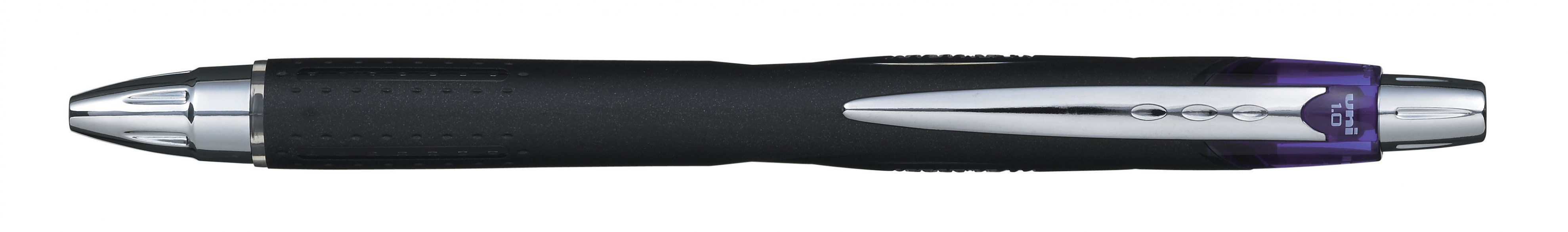 Роллер автомат. Jetstream 1,0мм., корпус черн., стержень фиолет. Uni - фото 4