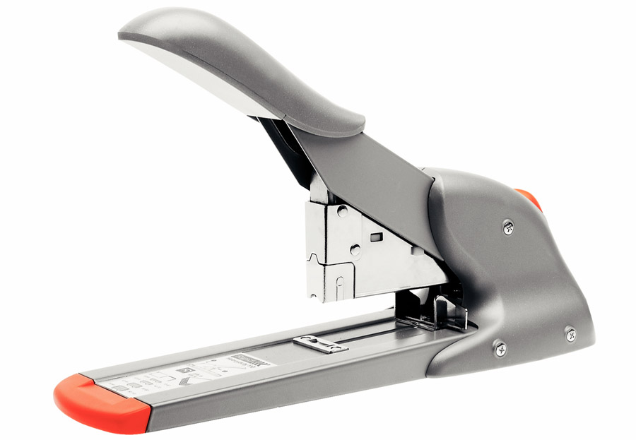 Степлер банковский 23/8-23/15 до 110л. Fashion HD110, серебр.-оранж. Rapid - фото 1