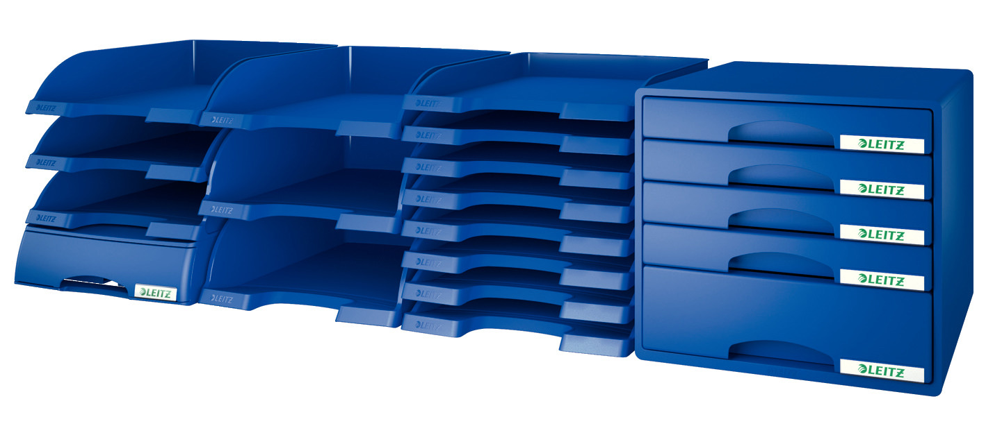 Настольный короб з 6 ящиками  WOW CUBE, син. LEITZ - фото 3