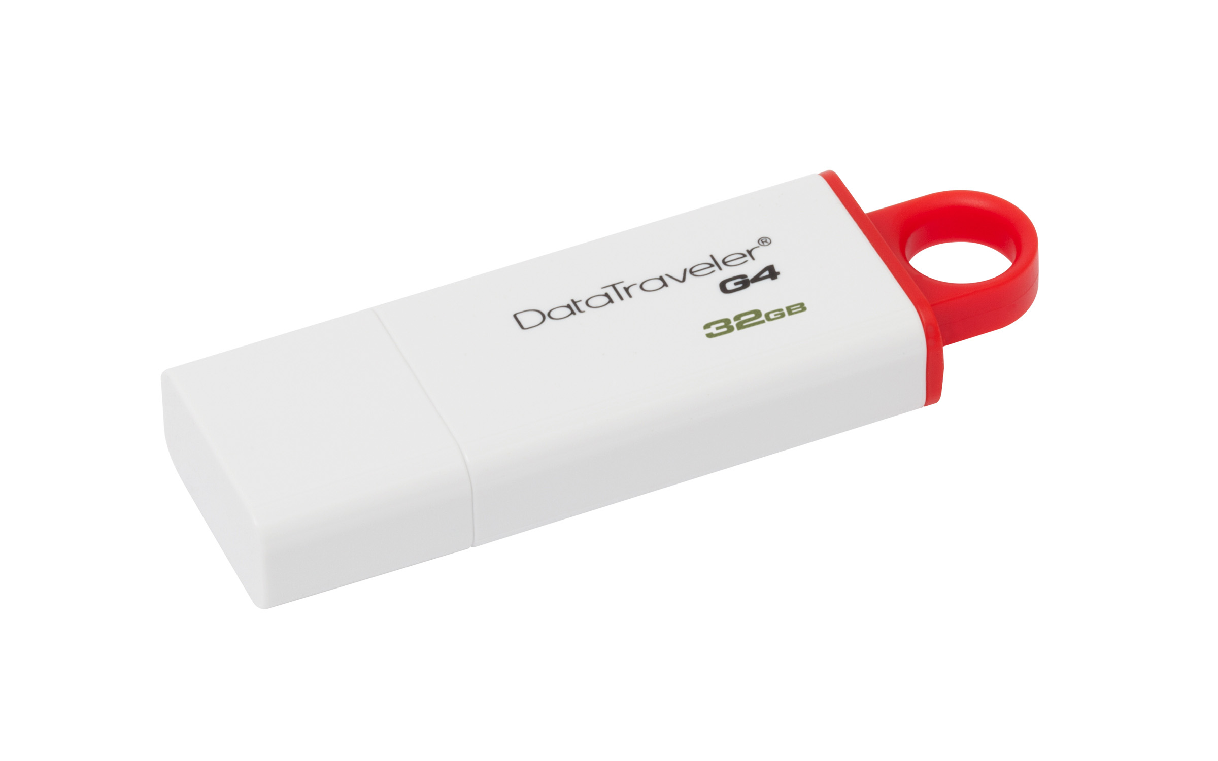 Флеш-пам'ять USB 3.0 Flash Drive 32Gb DTI Gen.4, пластик, корпус біл. Kingston - фото 1
