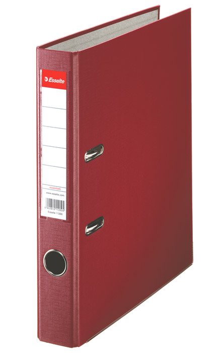 Реєстратор 5см. А4 (PP), Econom, бордо Esselte - фото 1