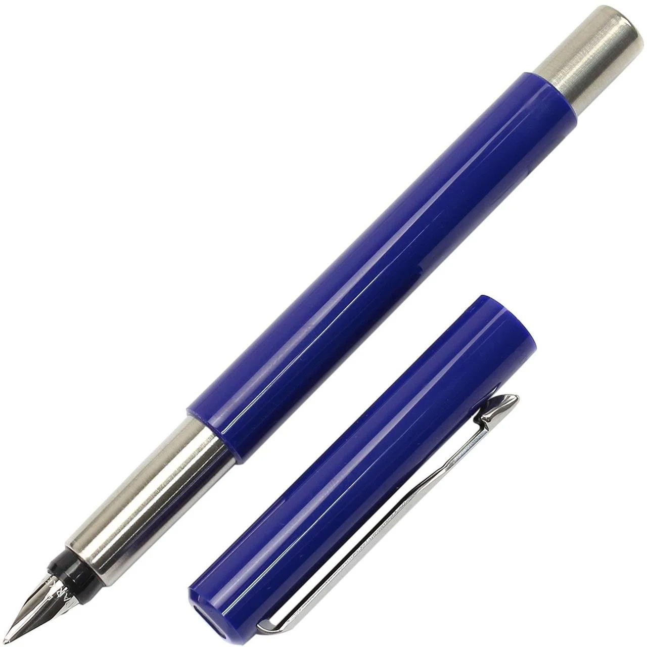 Ручка перьевая Vector Standart, синий, зажим сталь син. Parker - фото 1