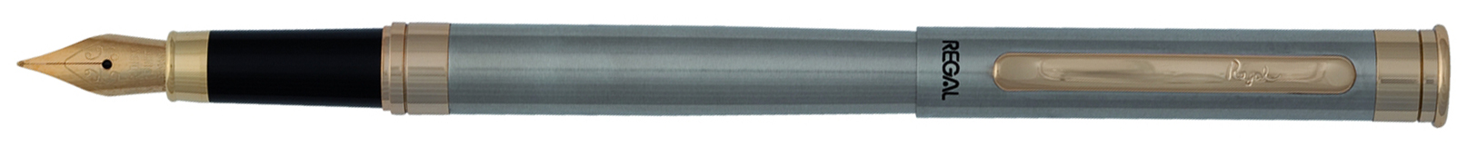 Ручка перова в оксамитовому чехлі, сталь. REGAL - фото 1