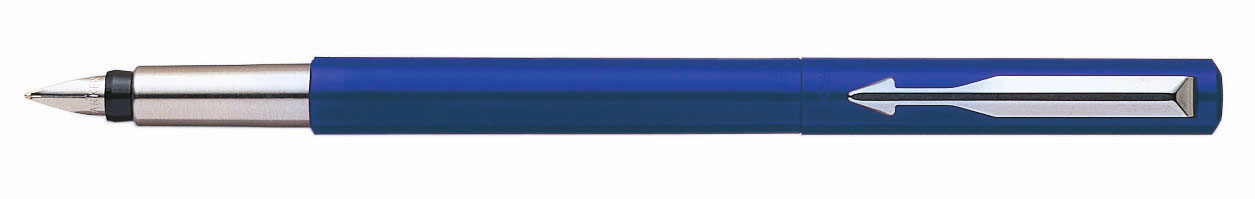 Ручка перьевая Vector Standart, синий, зажим сталь син. Parker - фото 5
