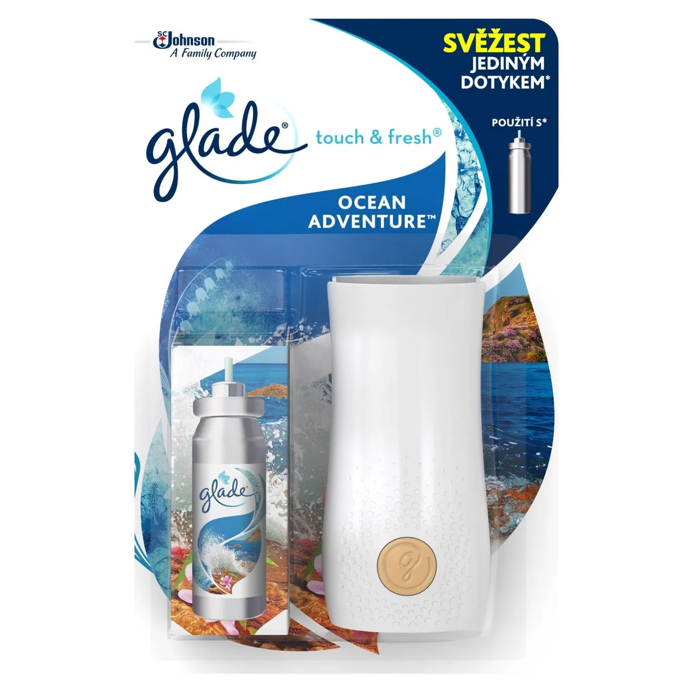 Освежитель воздуха SPA микроспрей, Лазурная волна и магнолия GLADE - фото 3