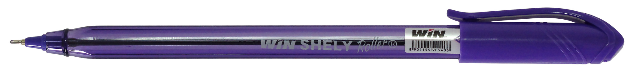 Ручка масляная SHELLY, 0,7мм., корпус треугольный, стержень фиолет. WIN - фото 1