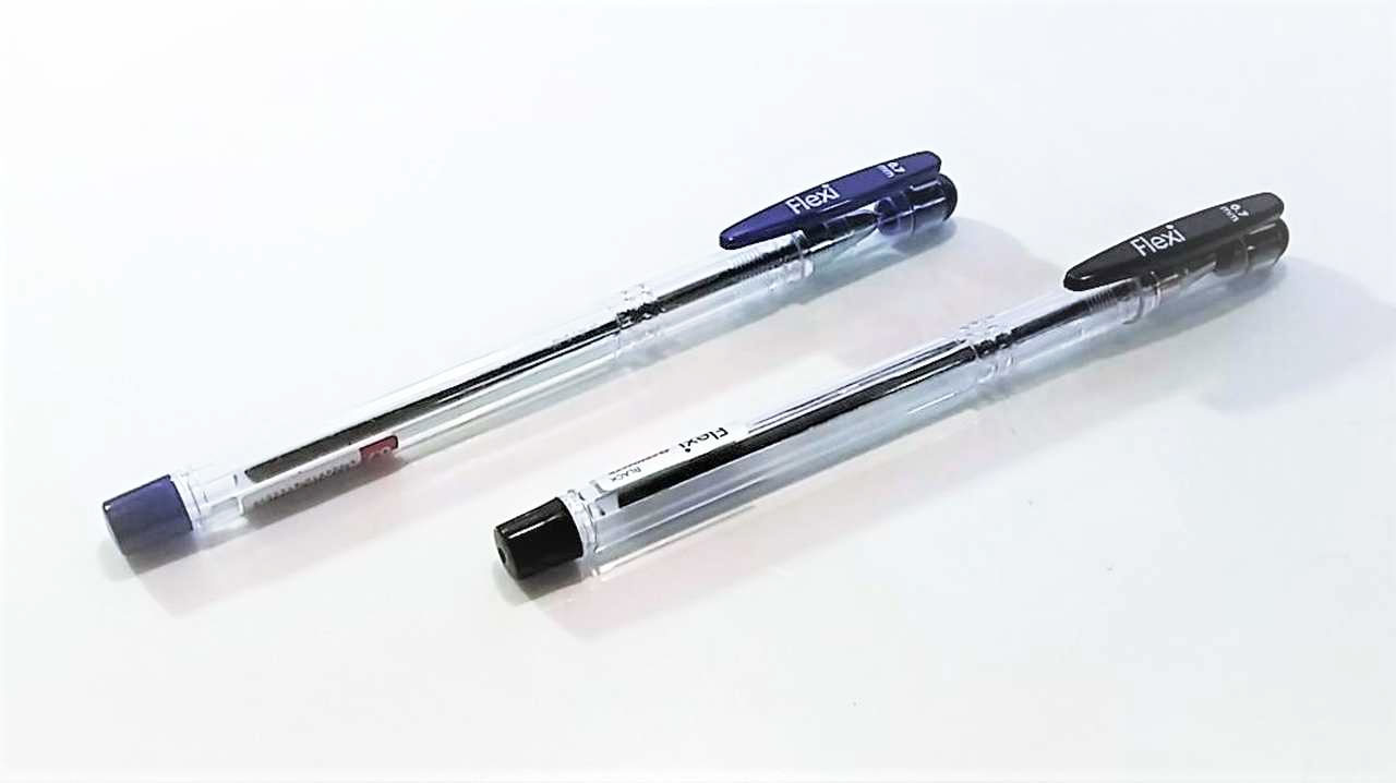 Дисплей ручка кулькова Flexi, корпус прозорий, стрижень син., 50шт. Penmate - фото 2