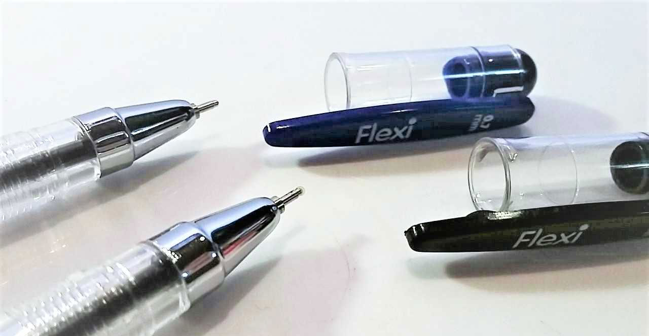 Дисплей ручка кулькова Flexi, корпус прозорий, стрижень син., 50шт. Penmate - фото 3