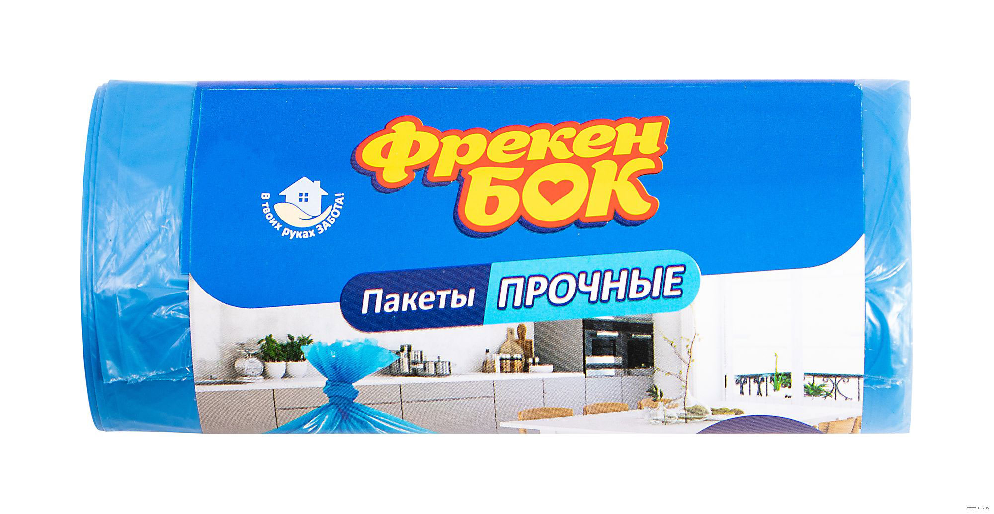 Мешок для мусора на 20литров 45*50см.*30шт., HD, син. Фрекен Бок - фото 1