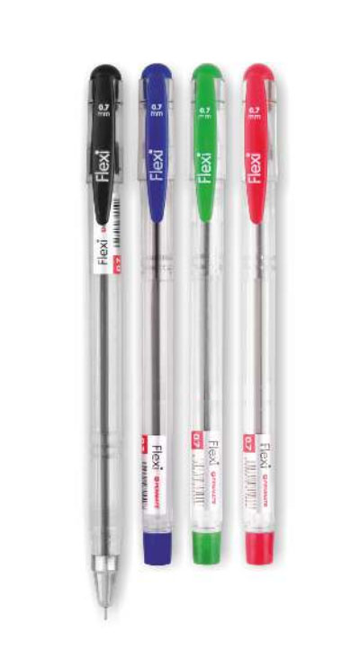 Ручка шариковая Flexi, 0,7мм., масляная, корпус прозрачный, стержень черн. Penmate - фото 4