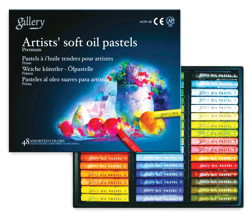 Пастель масляна 48кол., м'яка, MOPV-48 Mungyo - фото 1