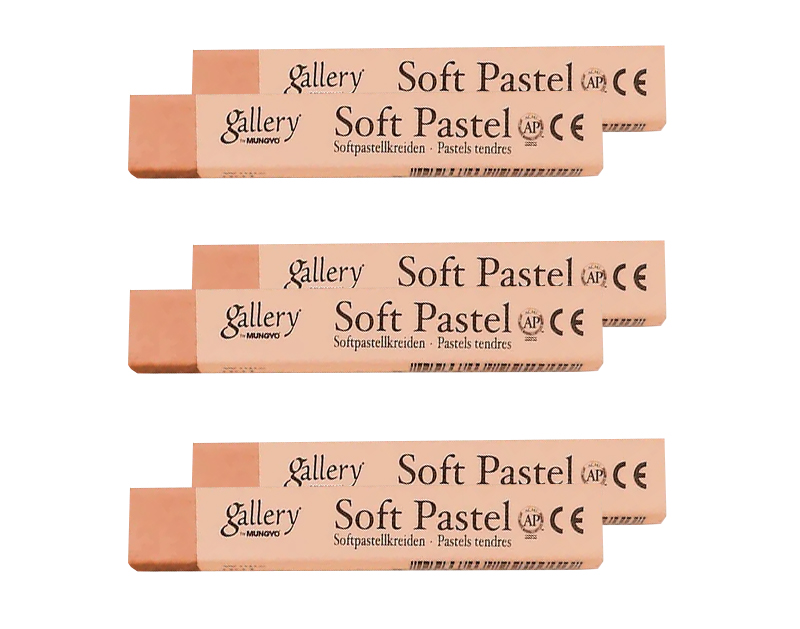 Пастель сухая МР-6 006, 6шт./уп., темно-телес. Mungyo - фото 1