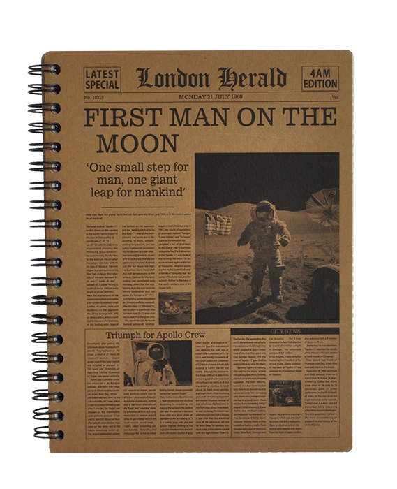 Зошит на спіралі В6, 96арк., чисті аркуші, Craft BuroMax - фото 1