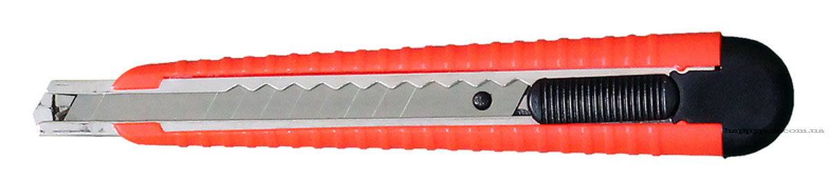 Нож канцелярский малый 9мм., метал. направляющая NORMA - фото 1