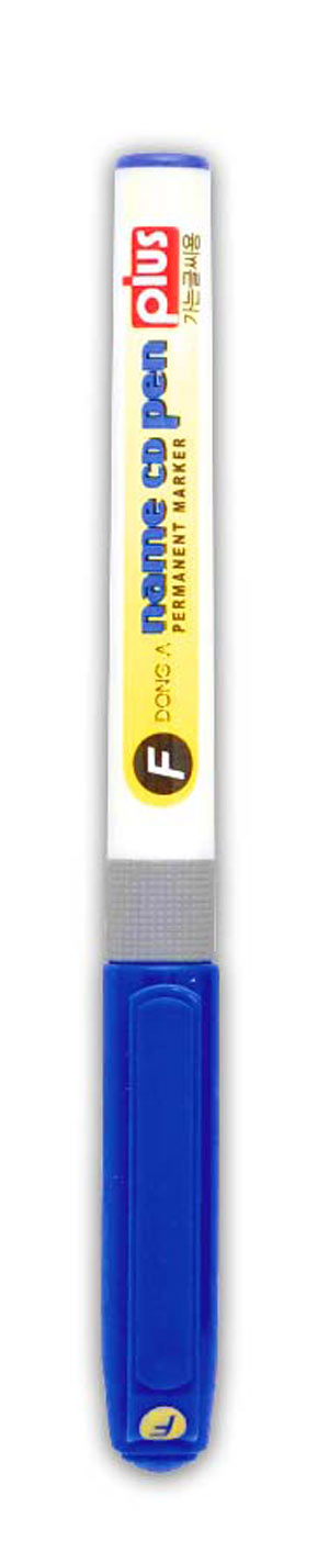 Маркер перманентный для CD/DVD с грипом, 1мм., син. Dong-A - фото 1