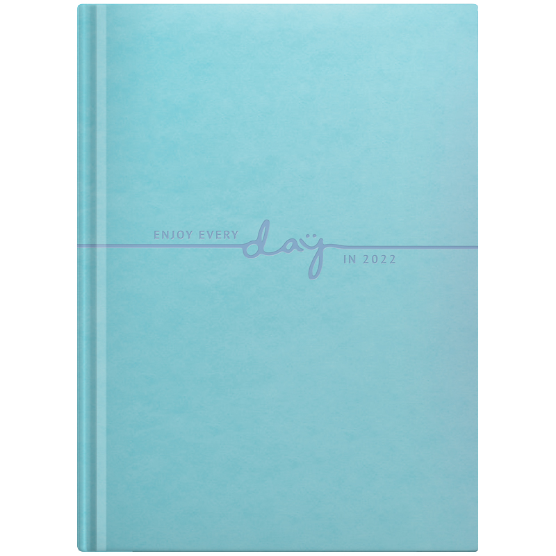 Щоденник датований 2022 Стандарт Torino Trend, 14,5х20,6см., блакит. Brunnen - фото 1